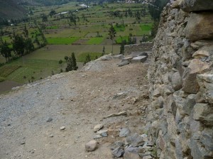 Tired Stones on the long gravel ramp, Peru, 2008