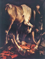 Conversion of Paul by Michelangelo Merisi da Caravaggio (circa 1600)