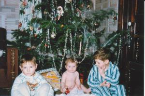 Me at 3 years old, on the left